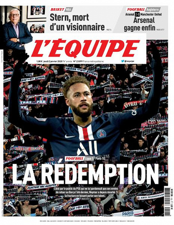 L’equipe du Jeudi 2 Janvier 2020