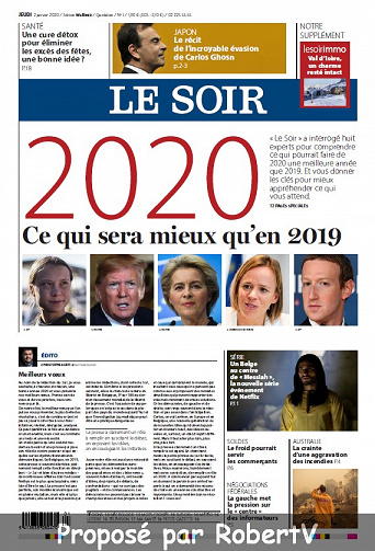 Le Soir - Jeudi 2 Janvier 2020