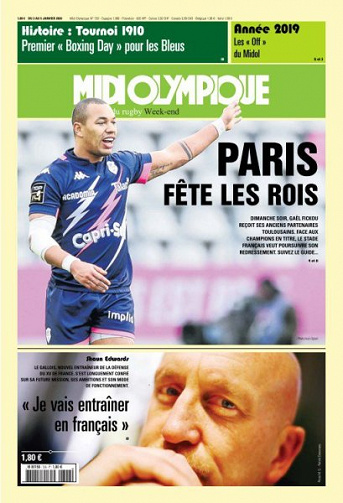 Midi Olympique Vert - 3 Janvier 2020