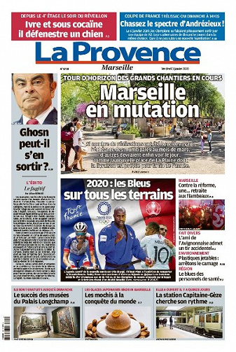La Provence Marseille du Vendredi 3 Janvier 2020