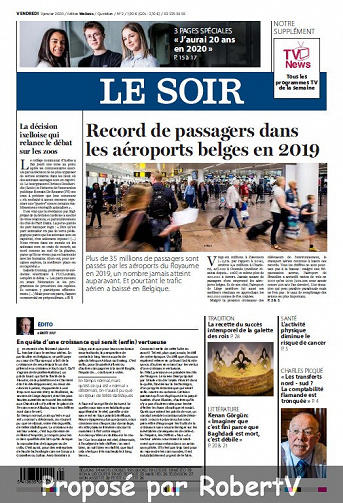 Le Soir - Vendredi 3 Janvier 2020