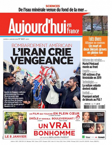 Aujourd’hui en France - 4 Janvier 2020