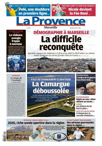 La Provence Marseille - 4 Janvier 2020