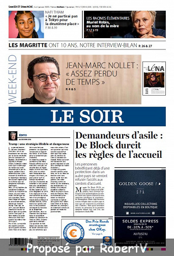 Le Soir - Samedi 4 et Dimanche 5 Janvier 2020