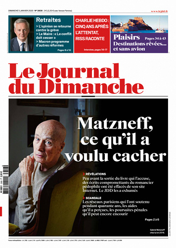 Le Journal du Dimanche - 5 Janvier 2020