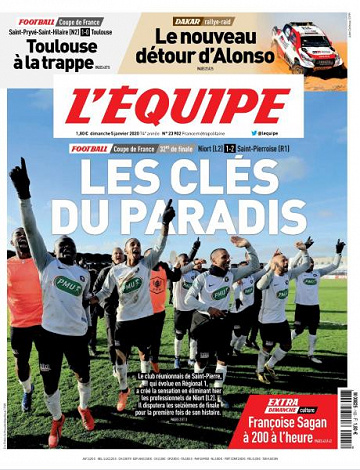 L’equipe du Dimanche 5 Janvier 2020