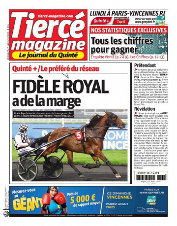 Tiercé Magazine du dimanche 5 janvier 2020