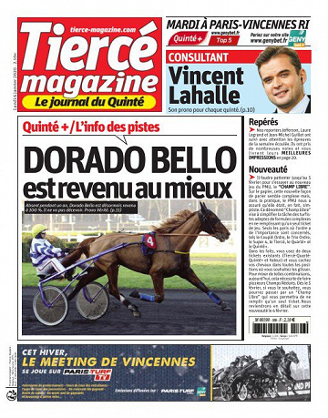 Tiercé Magazine du lundi 6 janvier 2020