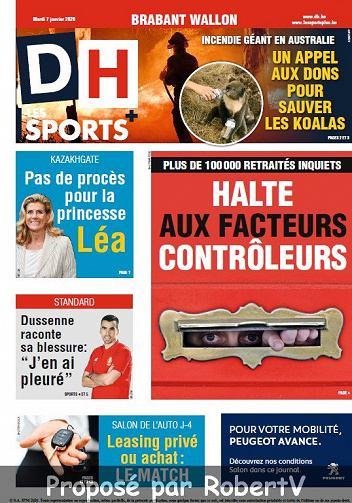 La Dernière Heure (7 éditions) - Mardi 7 Janvier 2020