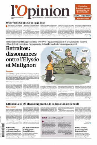 L’Opinion - 8 Janvier 2020