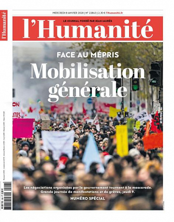 L’Humanite - 8 Janvier 2020