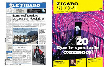 Pack Le Figaro et Le FigaroScope - Mercredi 8 Janvier 2020