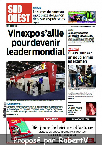 Sud Ouest Sud-Gironde - Mercredi 8 Janvier 2020