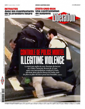 Libération du Jeudi 9 Janvier 2020