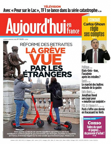 Aujourd’hui en France - 9 Janvier 2020