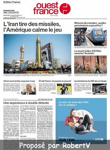 Ouest France - Jeudi 9 Janvier 2020