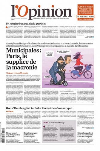 L’Opinion - 10-11 Janvier 2020