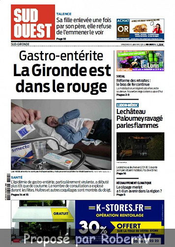 Sud Ouest Sud-Gironde - Vendredi 10 Janvier 2020
