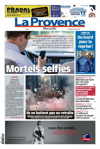 La Provence Marseille - Vendredi 10 Janvier 2020