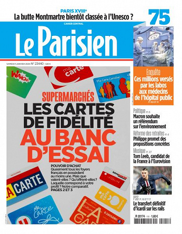 Le Parisien du Samedi 11 Janvier 2020