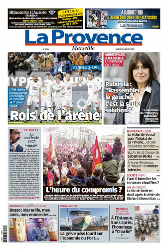 La Provence Marseille - Samedi 11 Janvier 2020