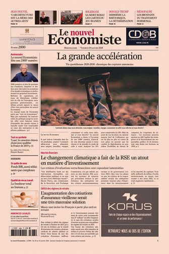 Le nouvel Économiste - 10 Janvier 2020