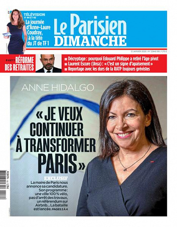 Le Parisien du Dimanche 12 Janvier 2020