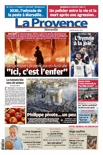 La Provence Marseille - Dimanche 12 Janvier 2020