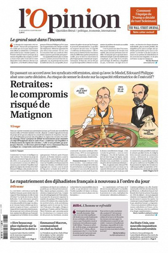 L’Opinion - 13 Janvier 2020