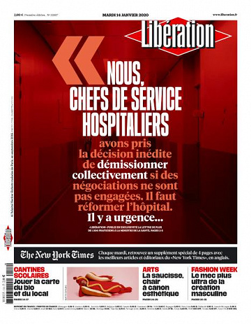 Libération du Mardi 14 Janvier 2020