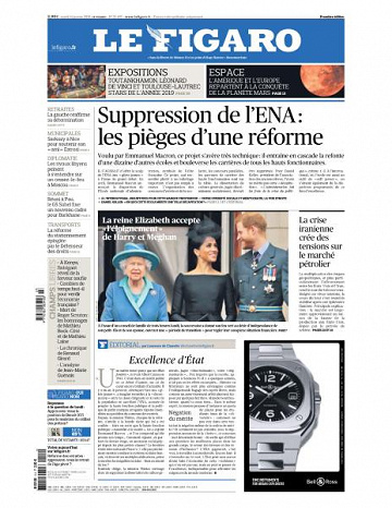 Le Figaro du Mardi 14 Janvier 2020