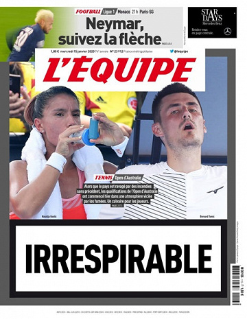 L’equipe du Mercredi 15 Janvier 2020
