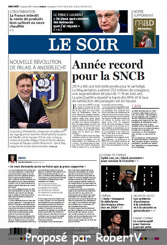 Le Soir - Mercredi 15 Janvier 2020