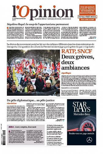 L’Opinion - 16 Janvier 2020