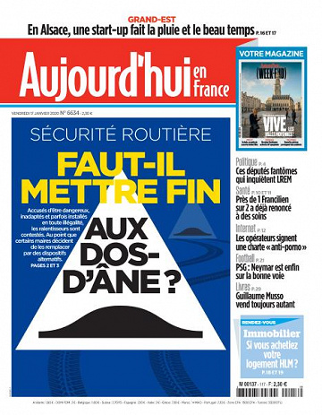 Aujourd’hui en France - 17 Janvier 2020