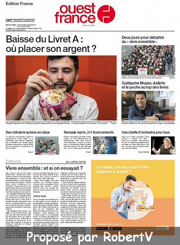 Ouest France - Vendredi 17 Janvier 2020