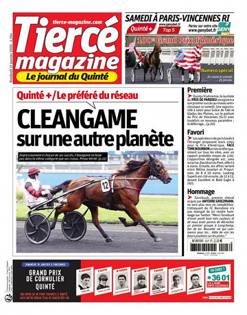 Tiercé Magazine du vendredi 17 janvier 2020