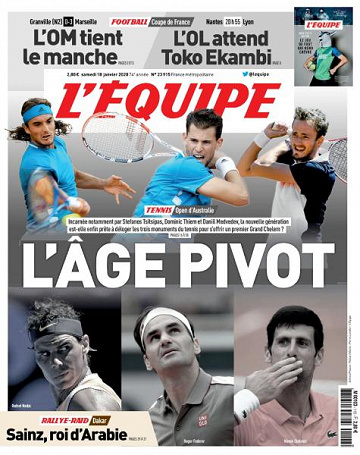 L’equipe du Samedi 18 Janvier 2020