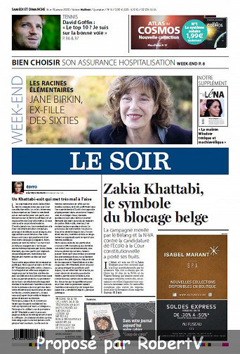 Le Soir - Samedi 18 et Dimanche 19 Janvier 2020