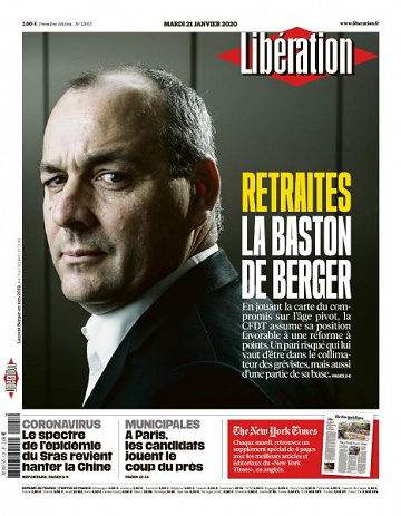 Liberation du Mardi 21 Janvier 2020