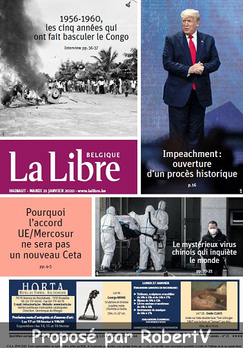 La Libre Belgique - Mardi 21 Janvier 2020