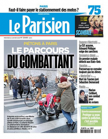 Le Parisien du Mercredi 22 Janvier 2020