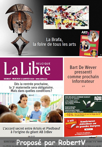 La Libre Belgique - Mercredi 22 Janvier 2020