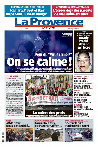 La Provence Marseille - Jeudi 23 Janvier 2020