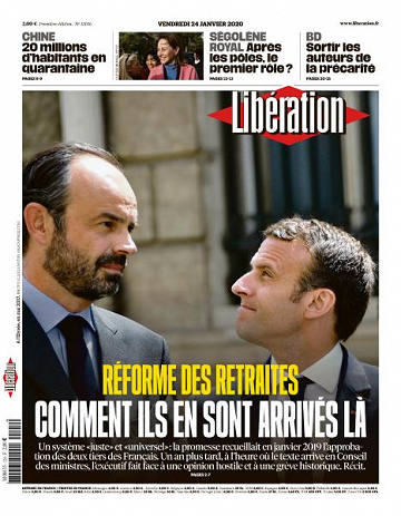 Libération du Vendredi 24 Janvier 2020