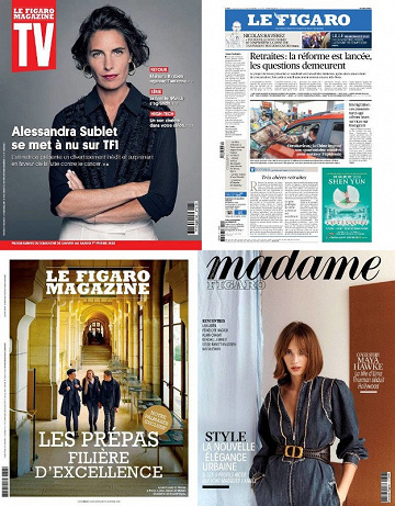 Pack Le Figaro et ses 3 suppléments - Vendredi 24 Janvier 2020