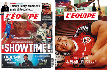 Pack L’Equipe + L’Equipe Magazine - 24 Janvier 2020