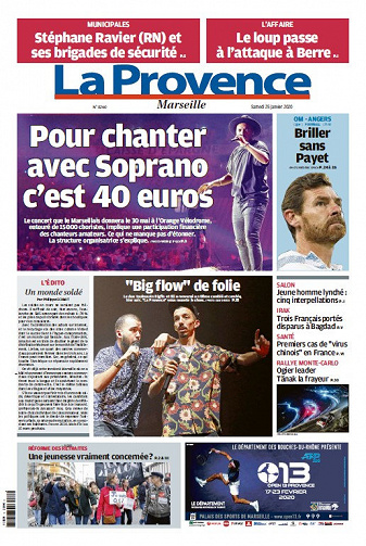 La Provence Marseille - Samedi 25 Janvier 2020