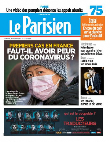 Le Parisien du Samedi 25 Janvier 2020