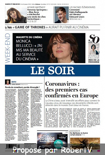 Le Soir - Samedi 25 Janvier 2020